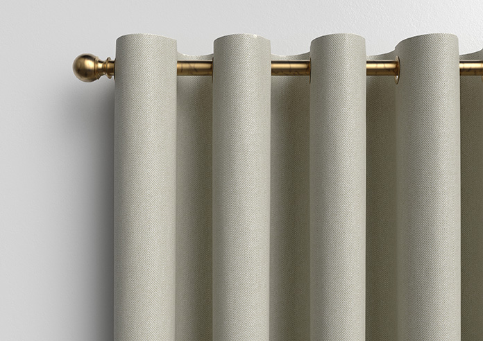 Soft Chevron, Toffee - Made to Measure Curtains - Image 13